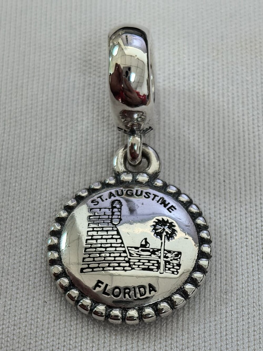 Pandora Florida Exclusive St. Augustine Beach Charm, S925 Silver Jewelry